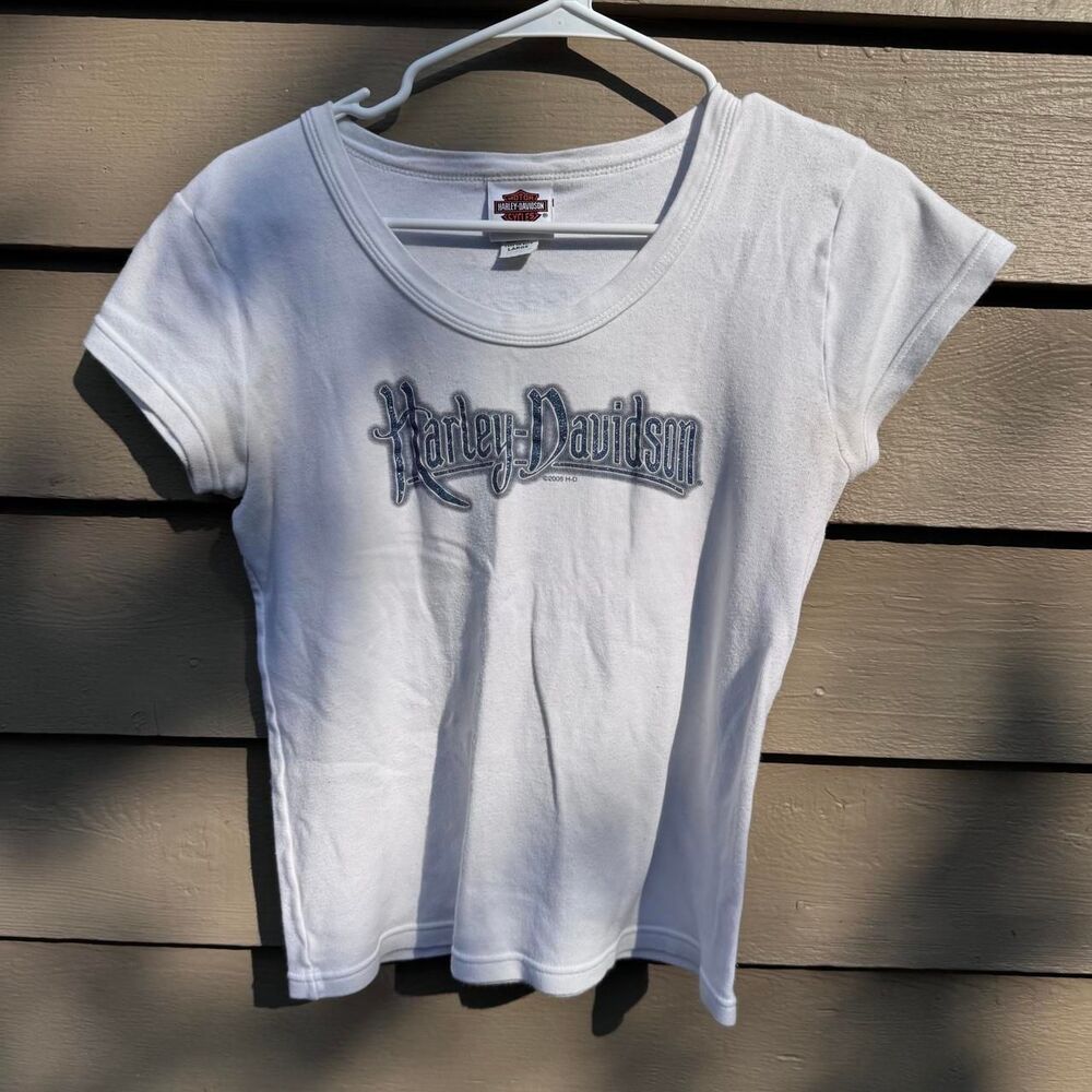 Harley-davidson Women's White T-shirt